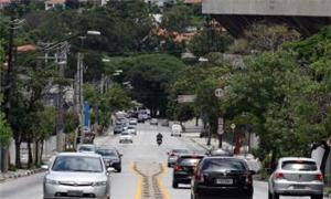 Uma das ruas do Morumbi por onde passaria o monotr