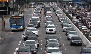 Velocidade dos ônibus no corredor norte-sul dobrou