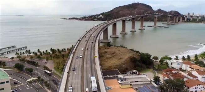 Vista da Ciclovia da Vida, engastada à Terceira Po