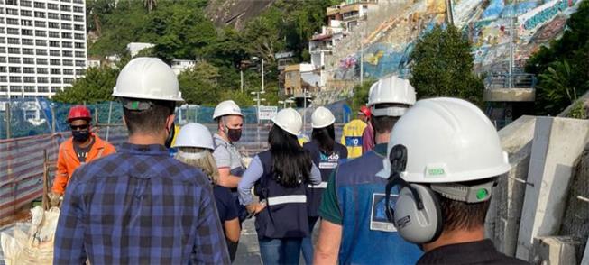 Vistoria técnica feita na ciclovia Tim Maia esta s