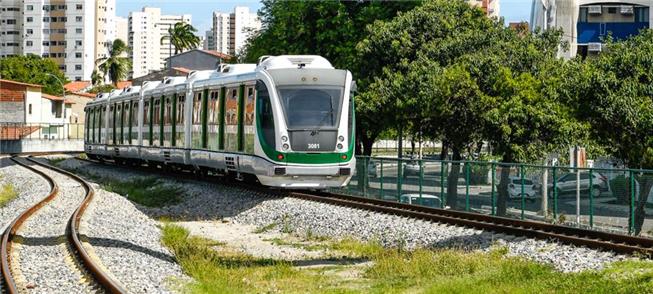VLT (diesel) em Fortaleza, na estação Mucuripe