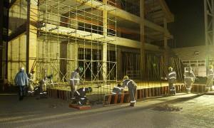 VLT e Arena: obras aceleram com trabalho noturno