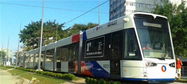 VLT em circulação na Baixada Santista