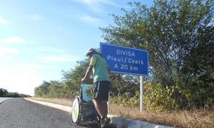 Zé do Pedal chegando no Ceará